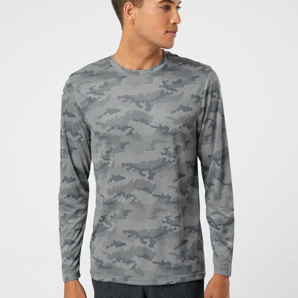 Unisex Pompano Performance Camo Long Sleeve T-Shirt Thumbnail