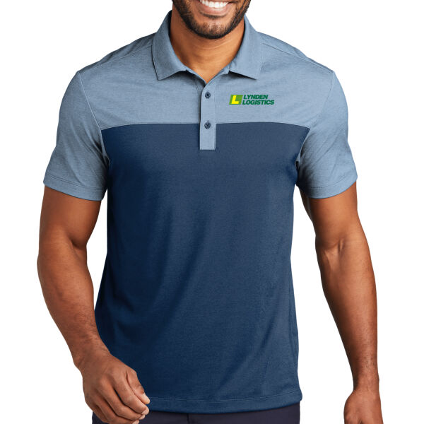 Port Authority® Fine Pique Blend Blocked Polo Thumbnail