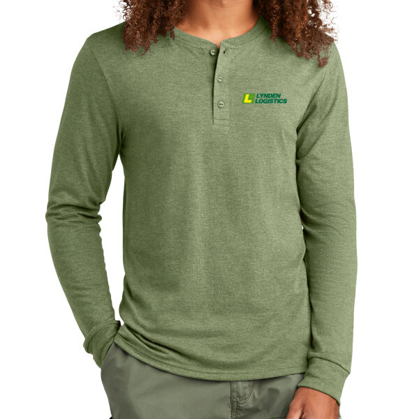 District® Perfect Tri® Long Sleeve Henley Thumbnail