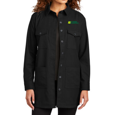 Mercer+Mettle™ Women’s Long Sleeve Twill Overshirt Thumbnail
