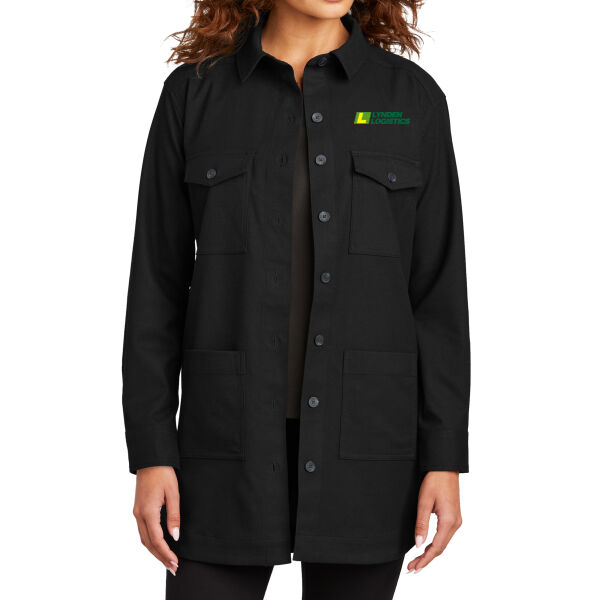 Mercer+Mettle™ Women’s Long Sleeve Twill Overshirt Thumbnail