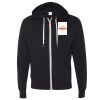 Unisex Heathered French Terry Full-Zip Hooded Sweatshirt Thumbnail
