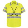 Men's High Visibility Safety Short Sleeve Work Shirt Thumbnail