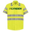 Men's High Visibility Safety Short Sleeve Work Shirt Thumbnail